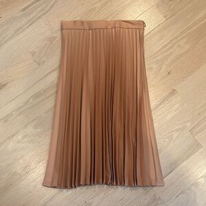 Zara Rose A-Line Pleated Skirt
